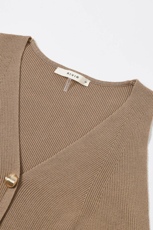 Sleeveless Knit Vest