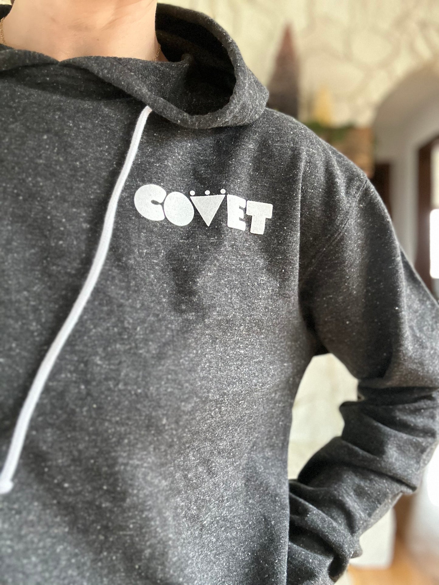 COVET Logo Hoodie with Tag Line